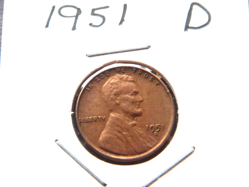 1951 (D) Lincoln Penny