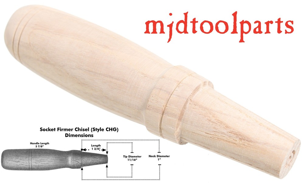 Genuine Amish Turned Handle for Socket Paring Chisel (CHG) - mjdtoolparts