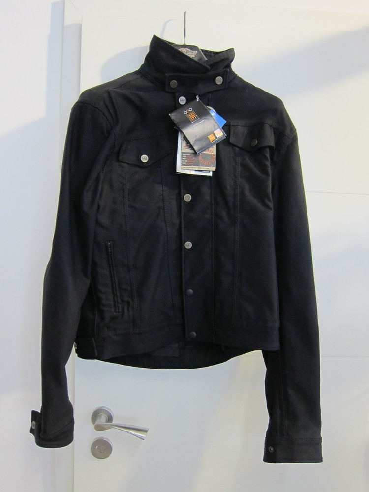 Rokker jacket motorcycle jacket "Black Jack" cold black technology New! Size S, M, L