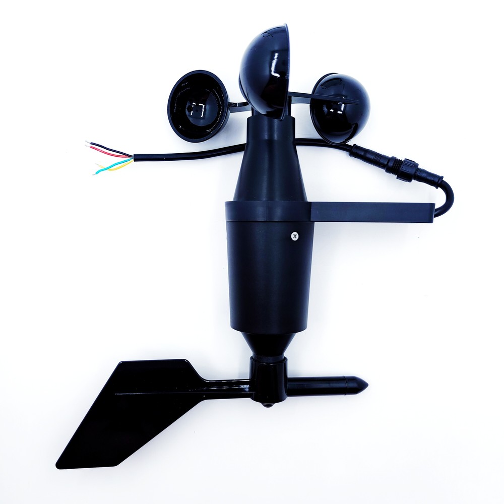 Three Wind Cup Structure Wind Speed and Direction Sensor for Meteorological