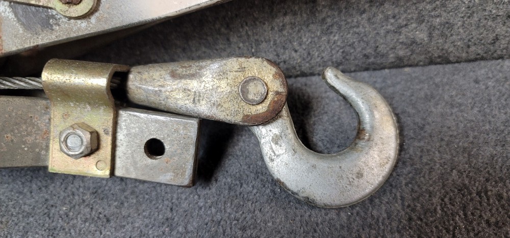 Winch Puller Come Along Power Pull 144S-6 1 Ton 12' Cable Length Used