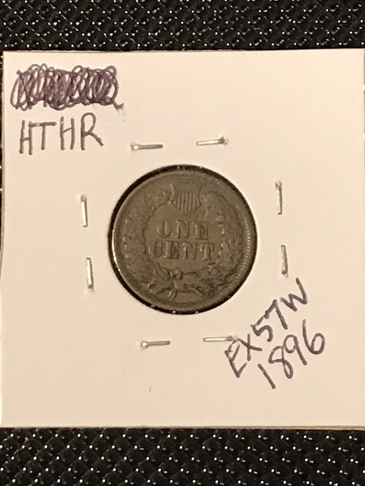 1896 Indian Head Cent VG+ **Rim Ding**