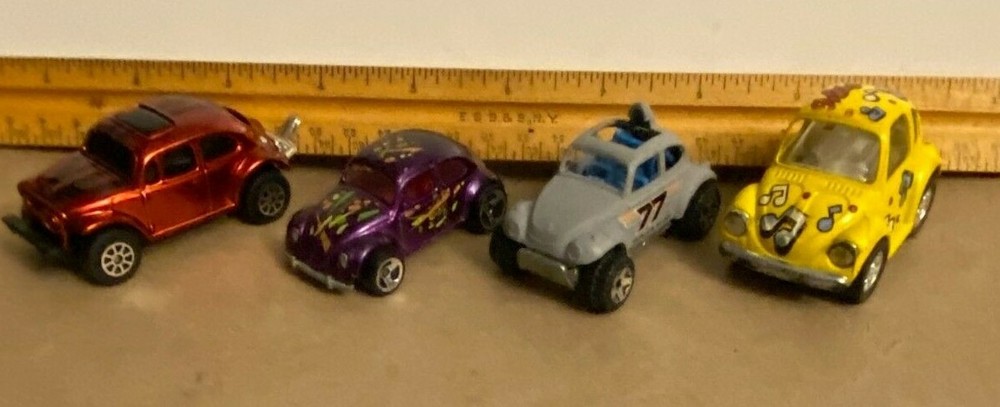 4 - Die Cast VW Bugs Various Manufactures