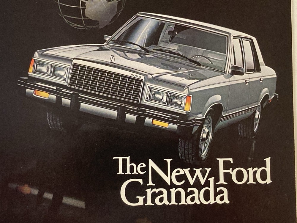 1981 Ford Granada Print Ad Changing World