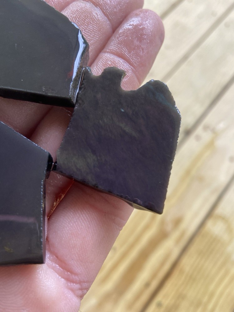 Rainbow Obsidian Slabs 62 Grams