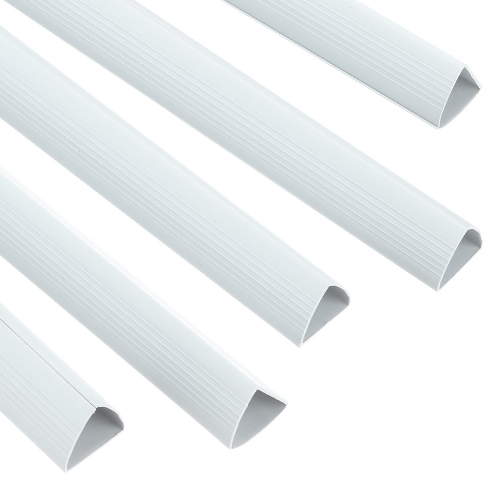 30Pcs 20x25mm Binding Bars, 220 Sheets Capacity, White