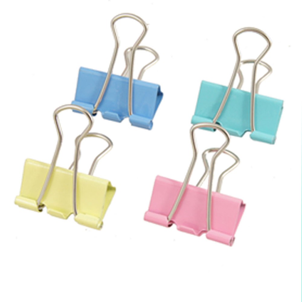 Document Papers 1" Width Organizer Binder Clips 48 Pcs