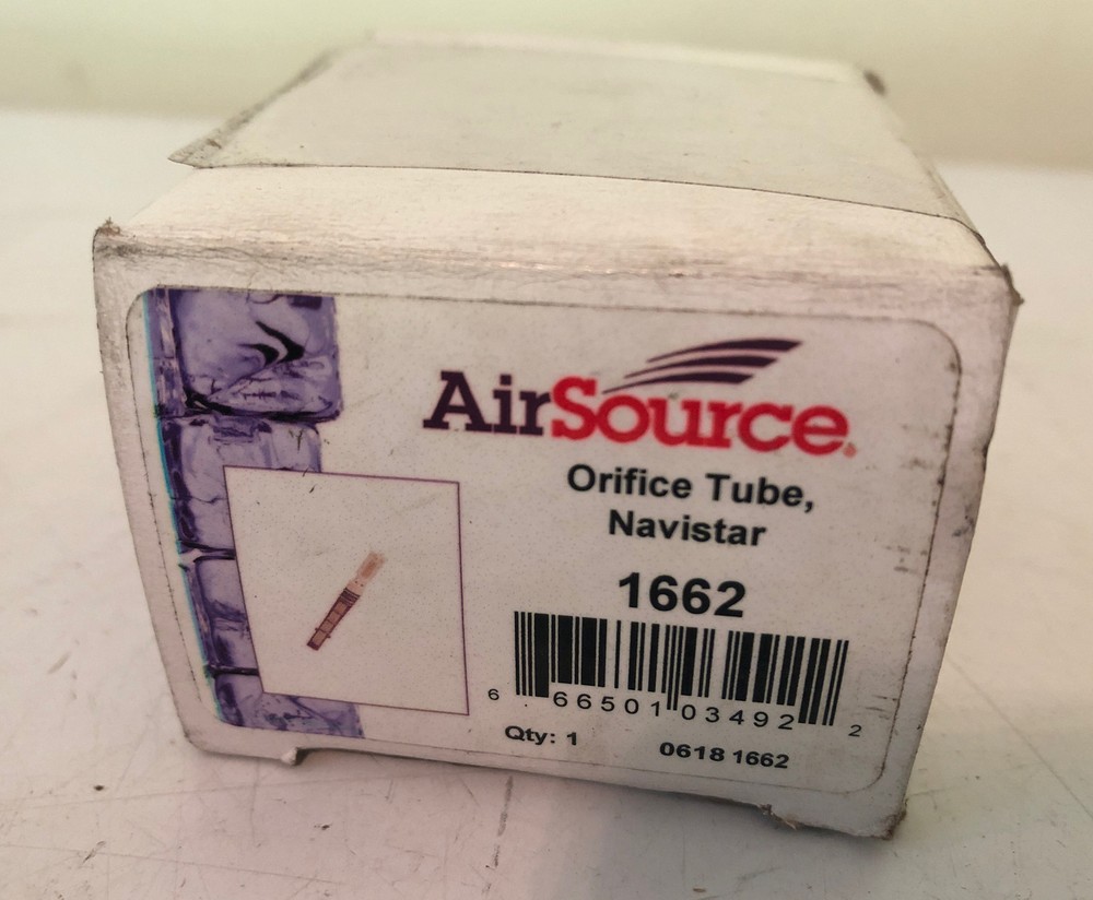 NAVISTAR AIR SOURCE ORIFICE TUBE 1662 NEW
