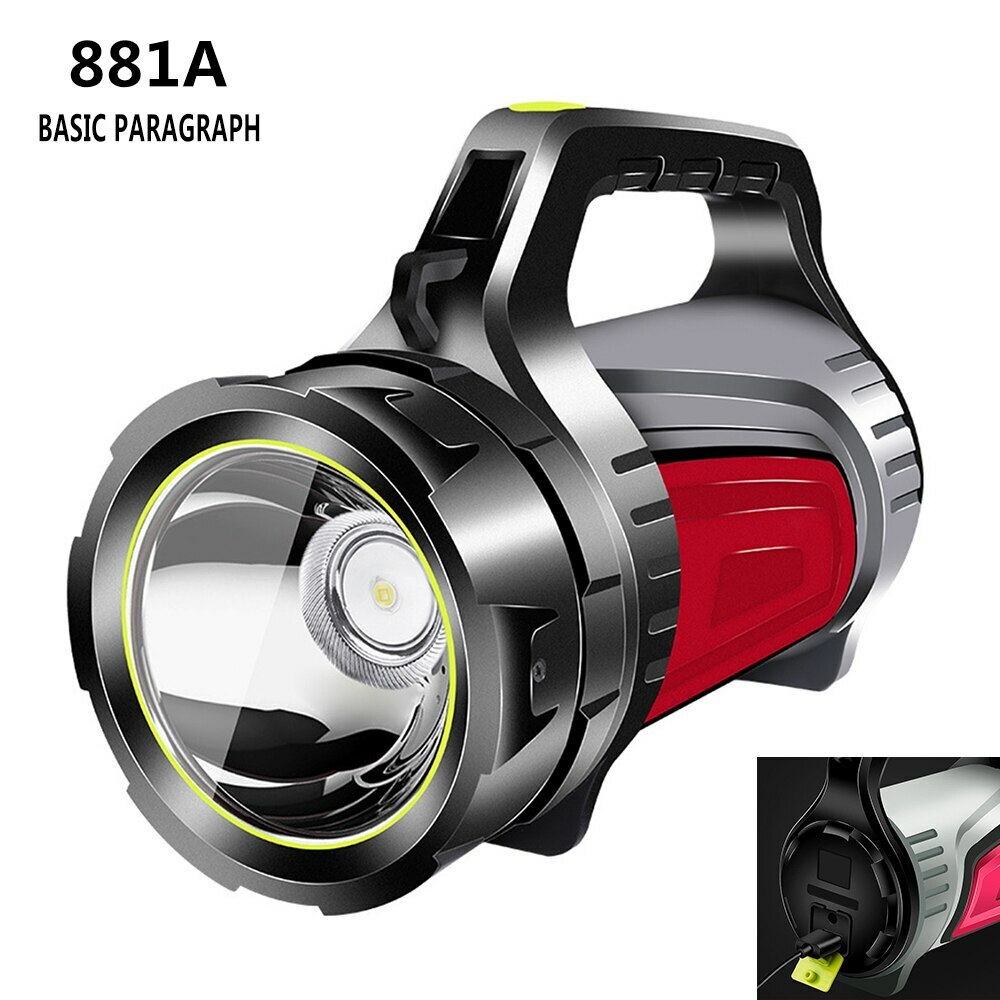 Most Powerful 80000LM LED Searchlight Flashlight Handle Spotlight Torch
