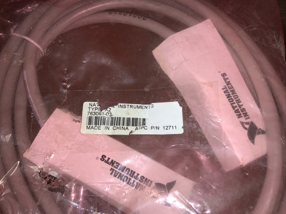 National Instruments Type X2 763061-03 Cable Double-Shielded, Shielded Plug