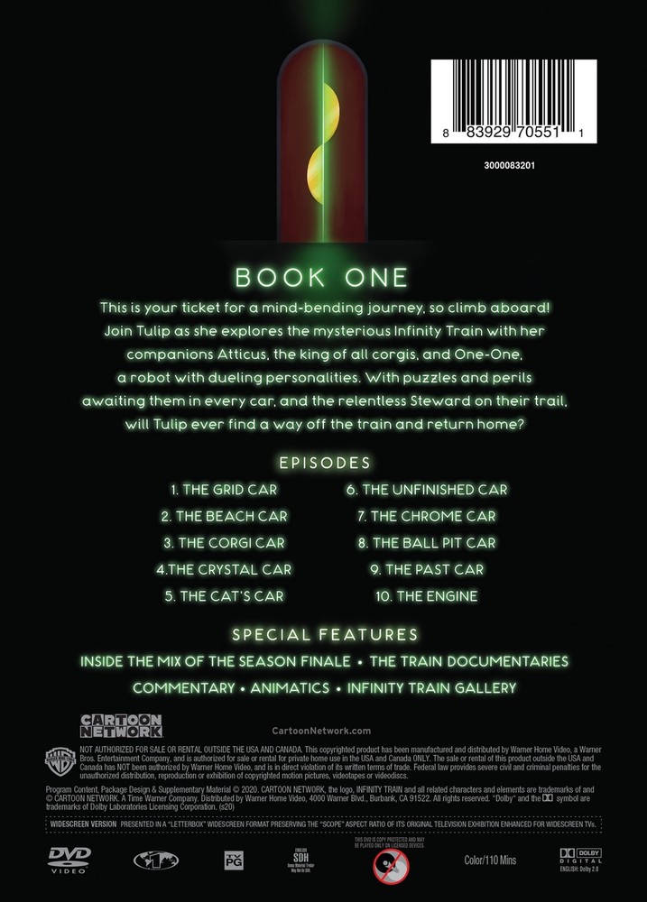 Infinity Train Book One DVD NEW