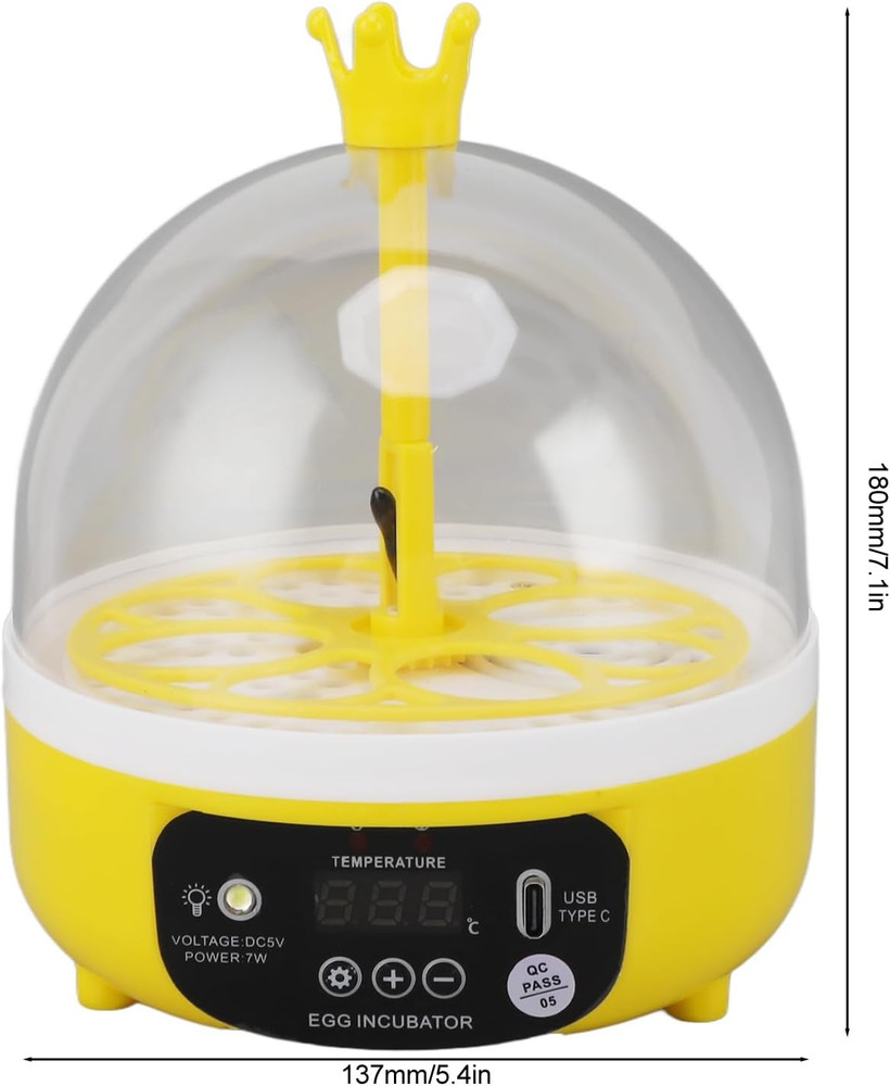 Incubators for Hatching Eggs, Egg Incubator with Automatic Temperature and Humid