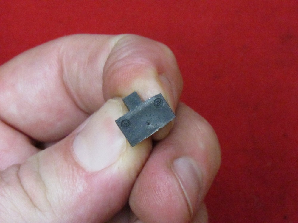 Dovetail Front Pistol White Dot Sight - 0.230" Tall