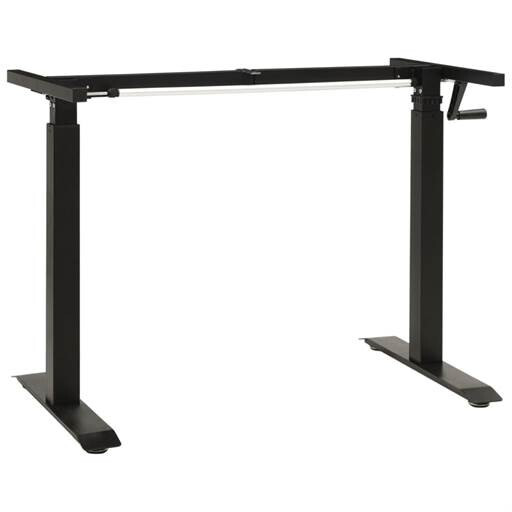 vidaXL 321719.A Manual Height Adjustable Standing Desk Frame