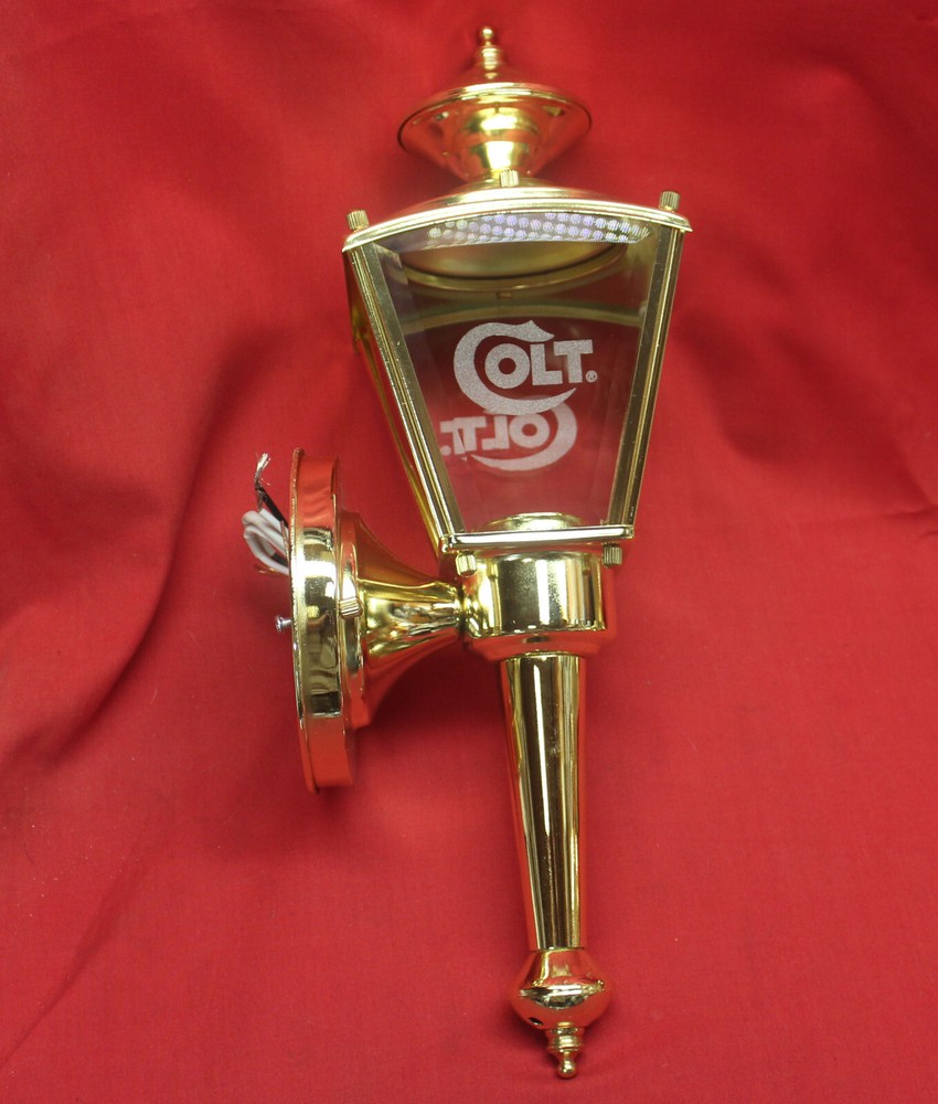 COLT Firearms Brass Outdoor Light