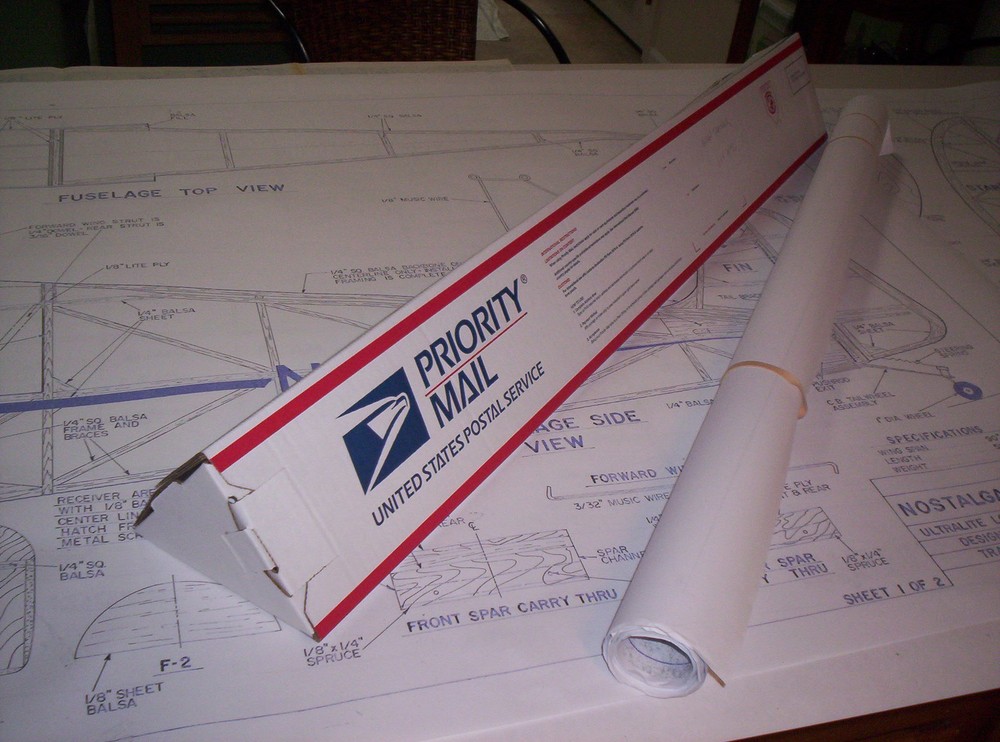1/5 Scale Luscombe Silvaire Giant Scale RC AIrplane Rolled Plans