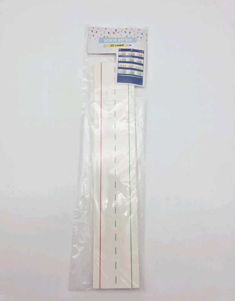 Classroom Word Strips, 30 Count, Education, New, Sealed