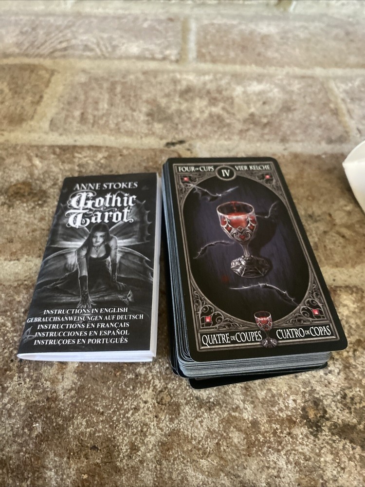 Tarot Card Set - Gothic by Anne Stokes Complete With Instructions