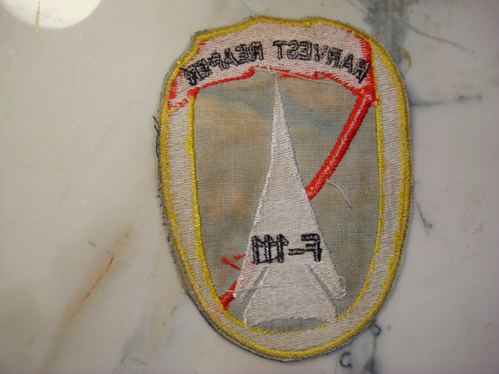 USAF F-111 TESTING PROGRAM HARVEST REAPER IN 1967, VIETNAM WAR PATCH
