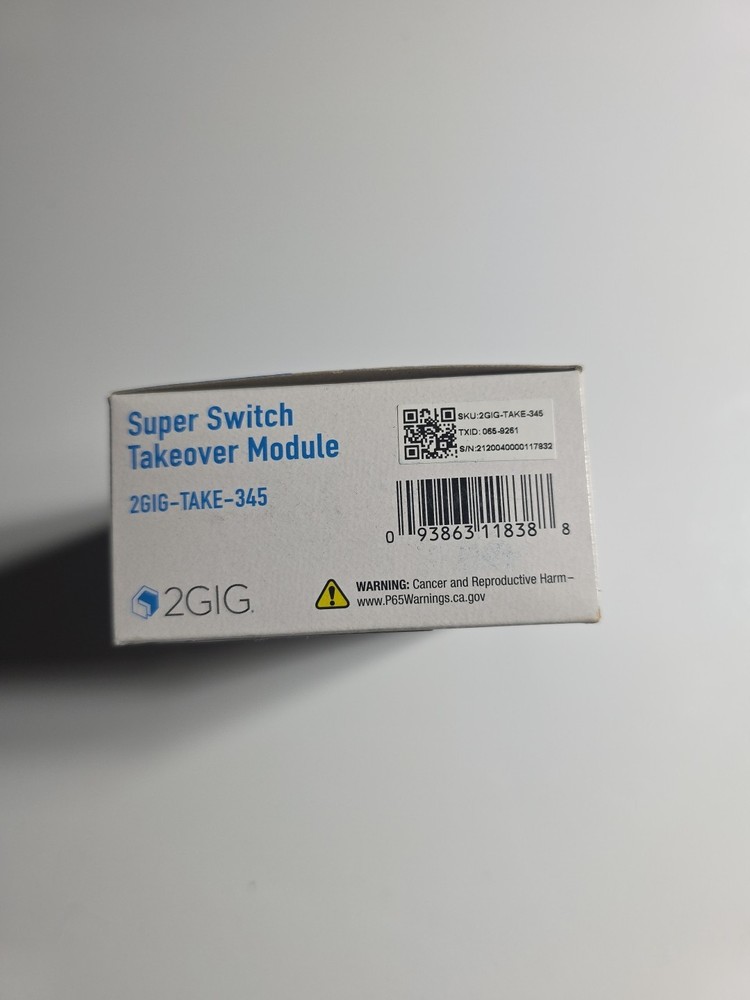 2GIG-TAKE-345 345 MHz Super Switch Wireless Home Security Takeover Module