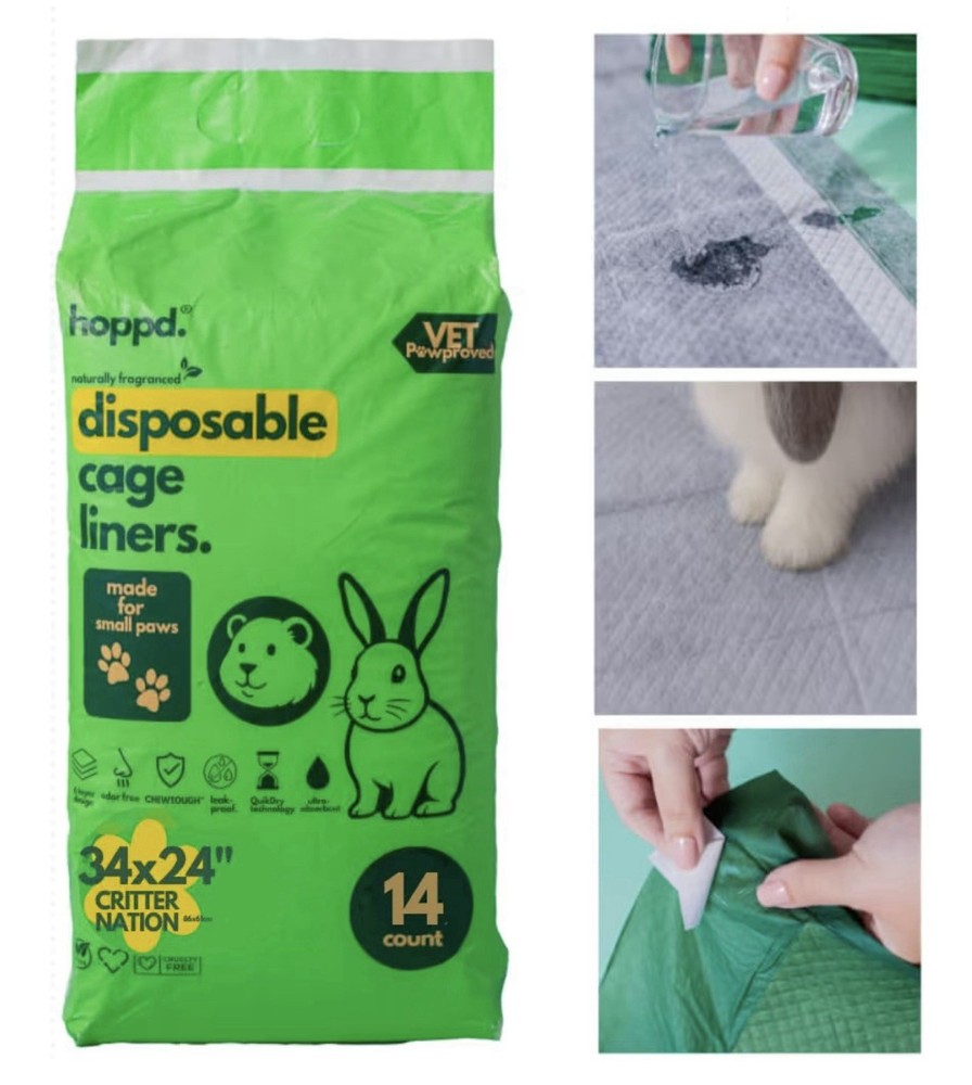 Hoppd Disposable Cage Liners For Critters
