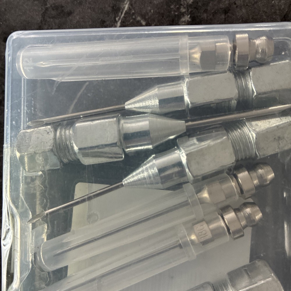 8pc Grease Gun Needle Nozzle Kit