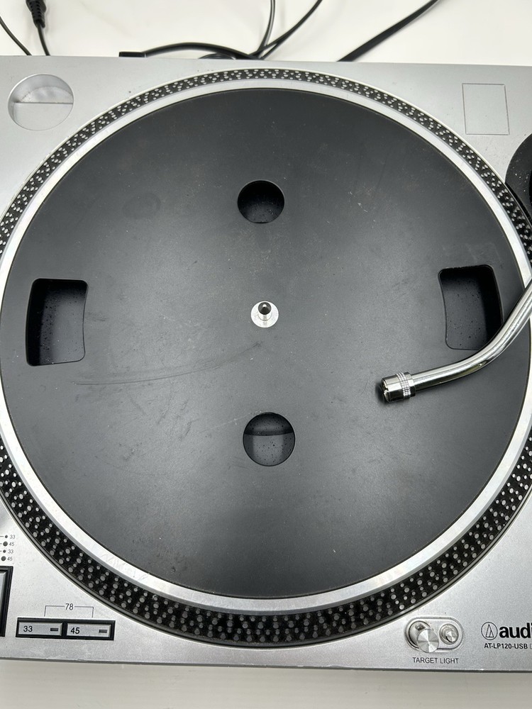 Audio-Technica AT-LP120-USB Direct Drive Turntable USB Silver Black