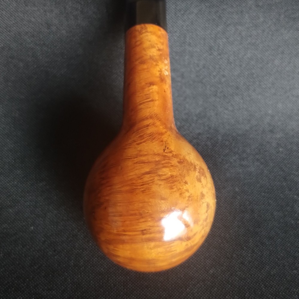 GBD Command Commission 1979/80 Apple Smooth Saddle Bit Vulcanite Made in London