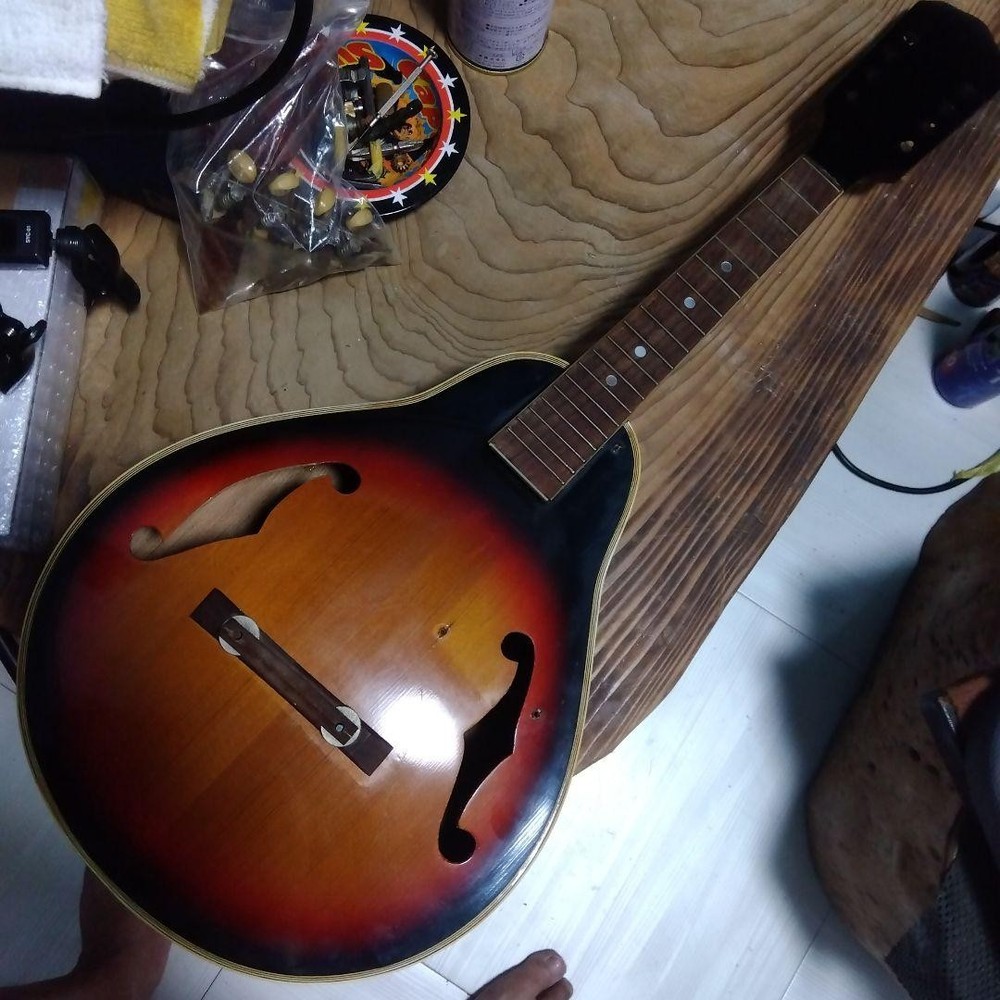 sunburst mandolin body