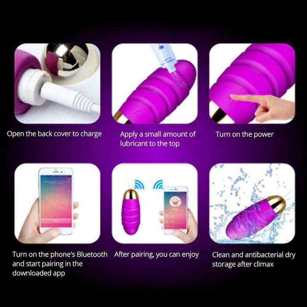 Kegel Exercise Balls Help Pelvic Floor Muscles Training Bluetooth Remote & USB
