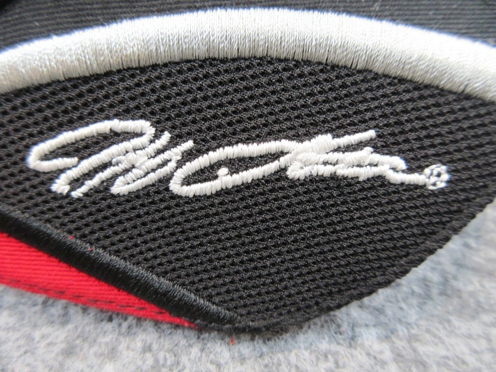 Jeff Gordon Hat Cap Strap Back Visor Black Red Nascar Outdoors Racing