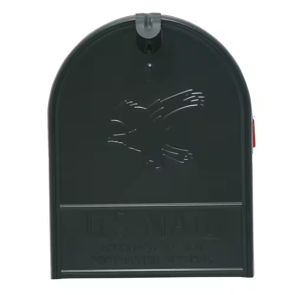Elite Green, Large, Steel, Post Mount Mailbox