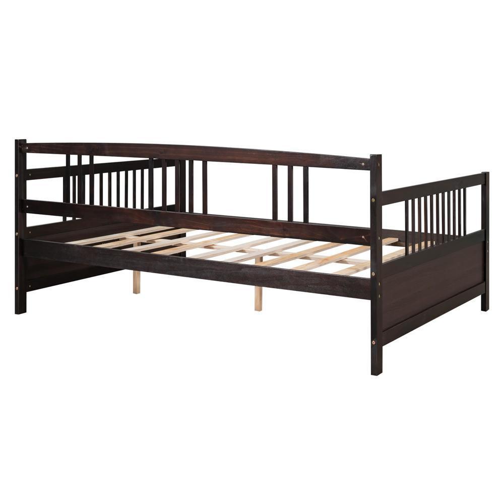 Full Size Daybed with Support Legs Espresso