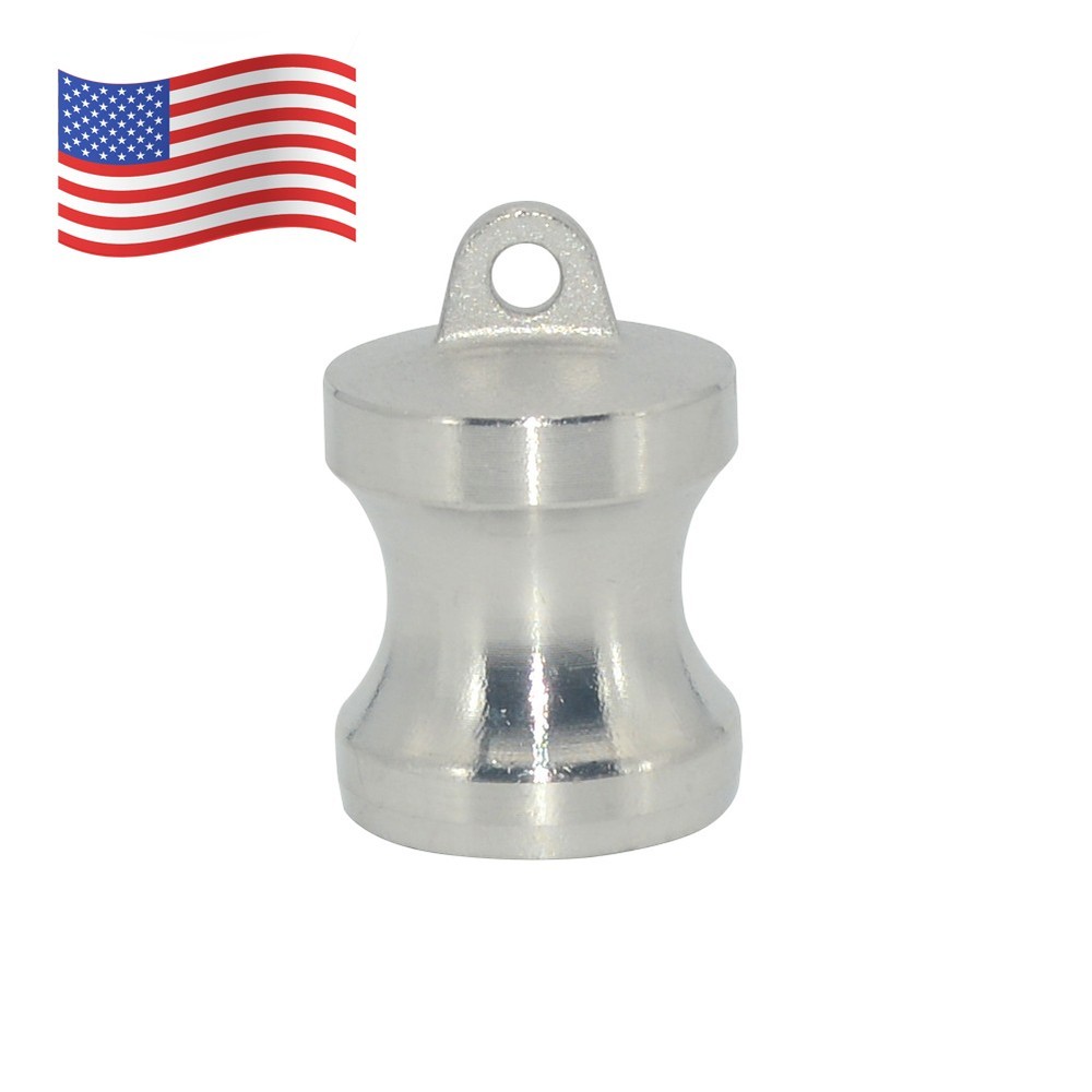 1/2" 0.5 inch Type DP Dust Plug Adapter Hose Camlock Stainless Steel US STOCK