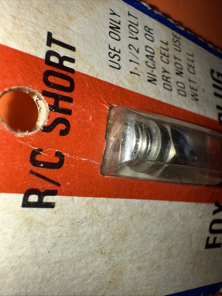 Vintage Fox R/C Short Glow Plug As Shown