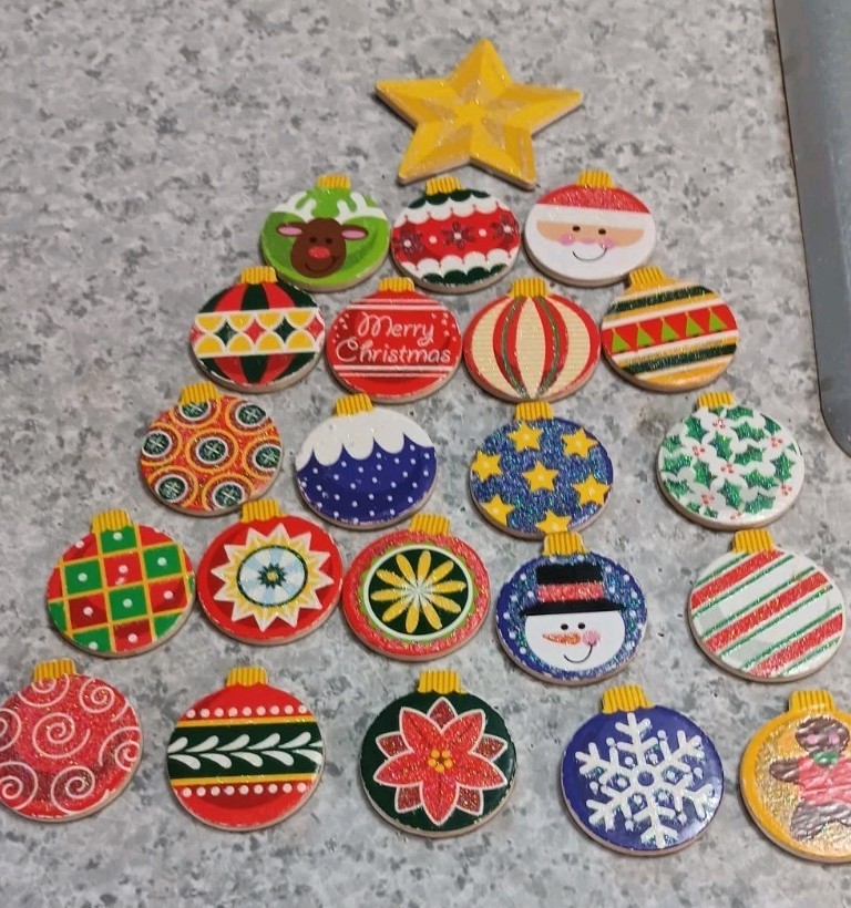 Melissa & Doug Countdown to Christmas Advent 22 Pieces Replacements EUC