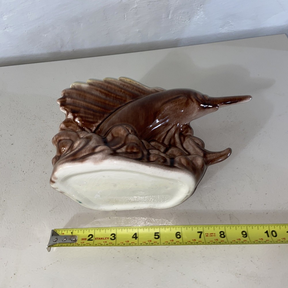 Vintage MCM Swordfish Sailfish Marlin Planter