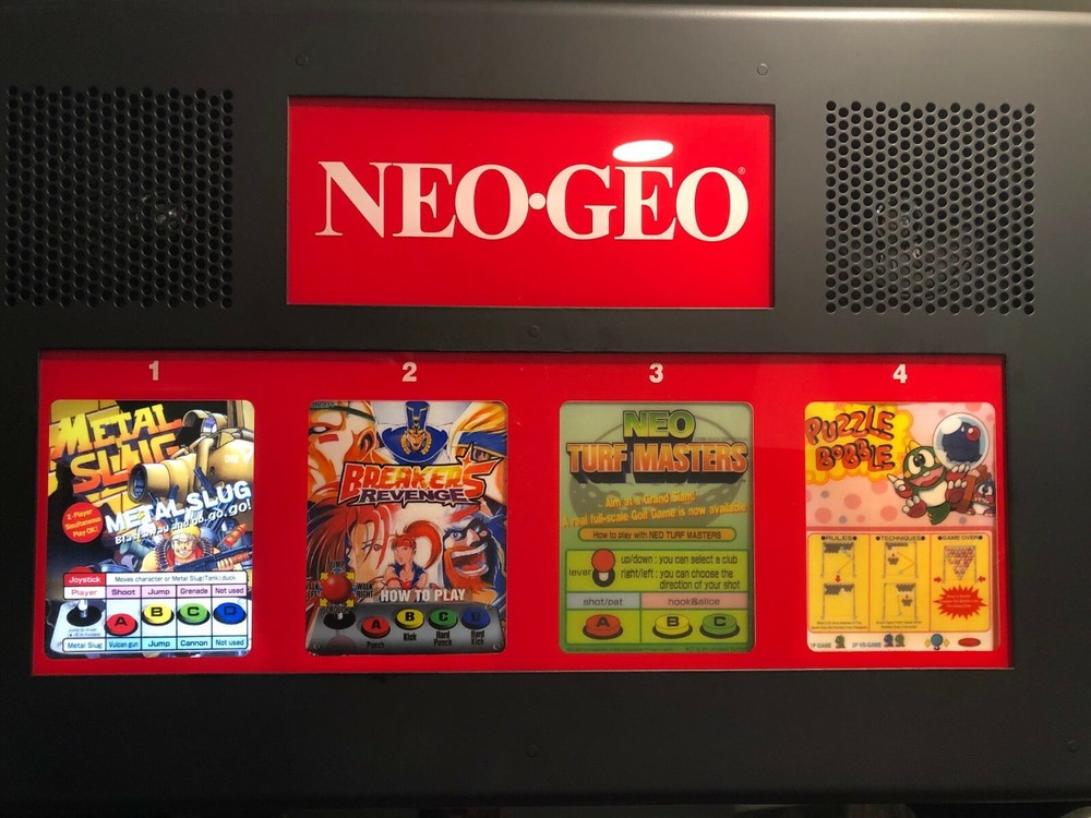 Metal Slug Neo Geo Mini Arcade Marquee