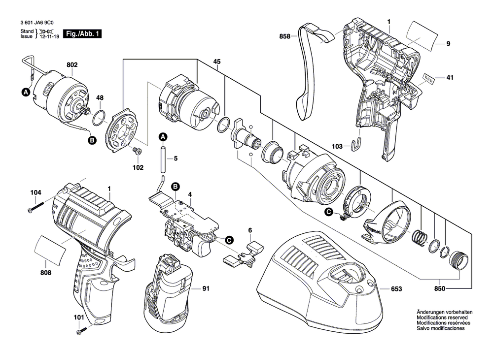 New Genuine Bosch 2609100817 Adjusting Slide