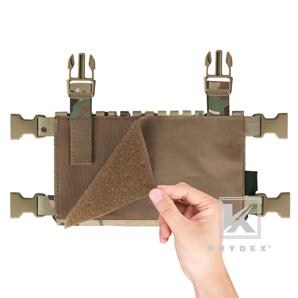 KRYDEX MK5 Tactical Placard Front Panel & Removable Buckle Laser Cut MOLLE