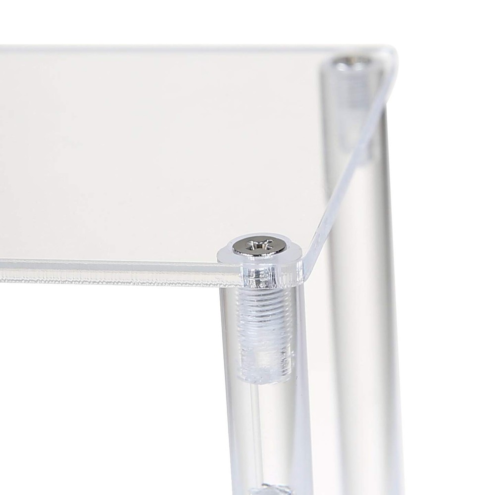 Acrylic Clear 2tier Riser Display Shelf For Figures Desserts Holder Collections