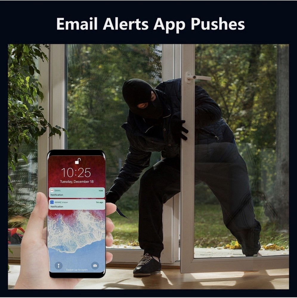 XVIM 1080P Security Camera System 8CH DVR Outdoor Surveillance CCTV System P2P