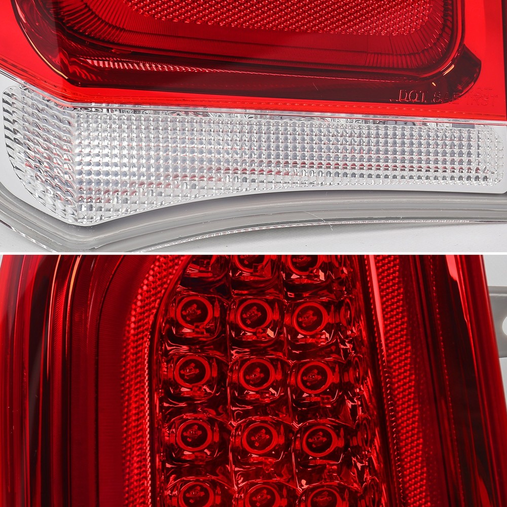 For Chrysler 300 2015-2023 Chrome Full LED Tail Light Brake Lamp Left & Right