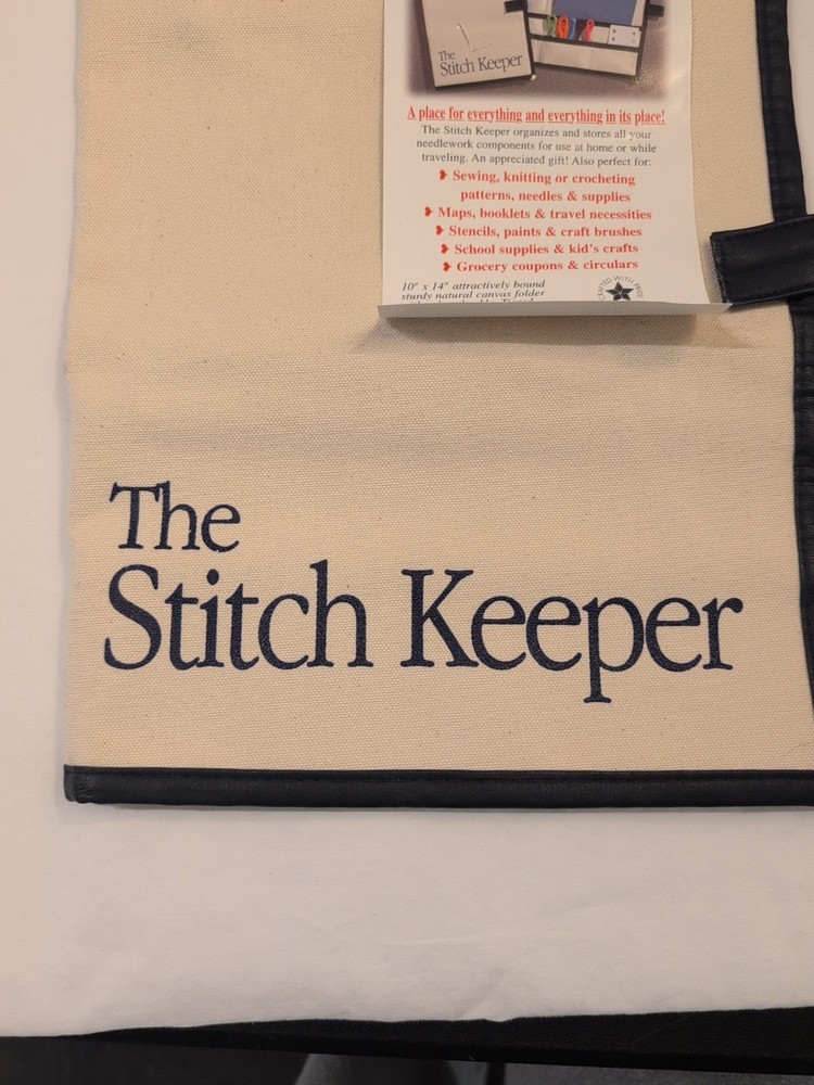 Janlynn Stitch Keeper Needlework Organizer Canvas Supply Storage