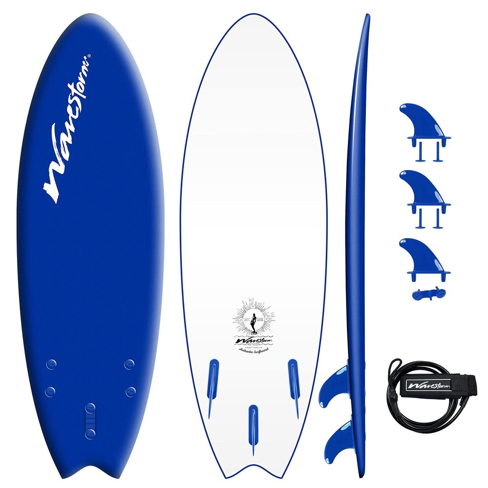 Wavestorm -Foam 5'6" Surfboard Blue