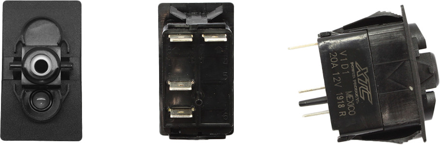 XTC POWER PRODUCTS Dash Switch - Blue - Switch Components