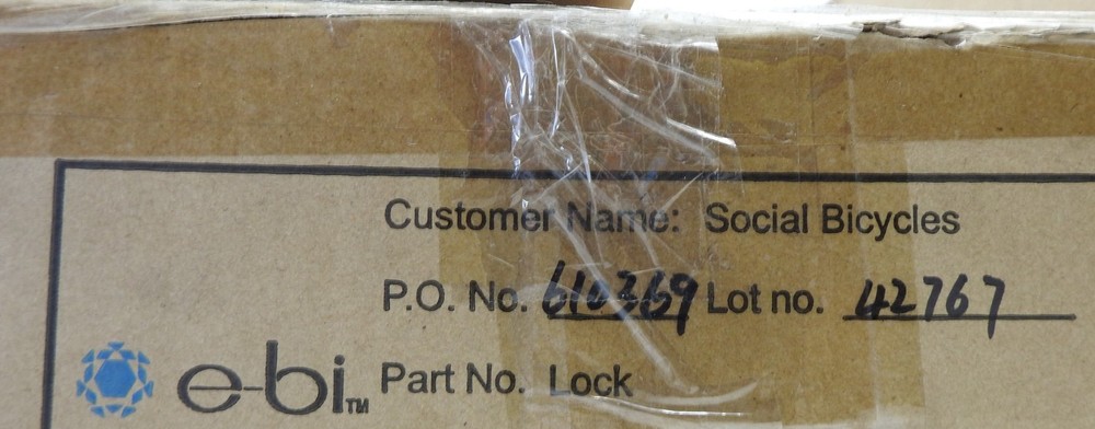 Social Bicycles Smart Lock Electronic Locking System Bike Sharing System Lock