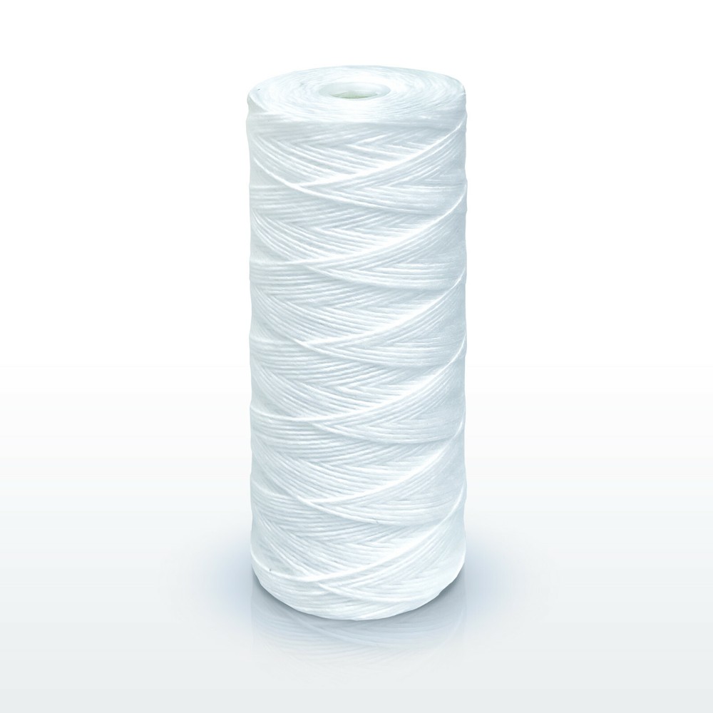 10 High Capacity Wound String Sediment Water Filters 5 Mic Cartridges 4.5 x 10