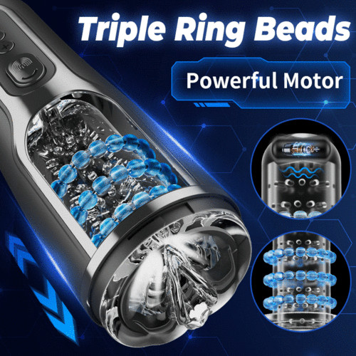 Automatic Male Masturbaters Thrusting Rotating Vibrating Strokers Cup Lubricants