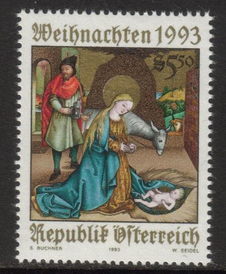 AUSTRIA MNH 1993 SG2362 CHRISTMAS
